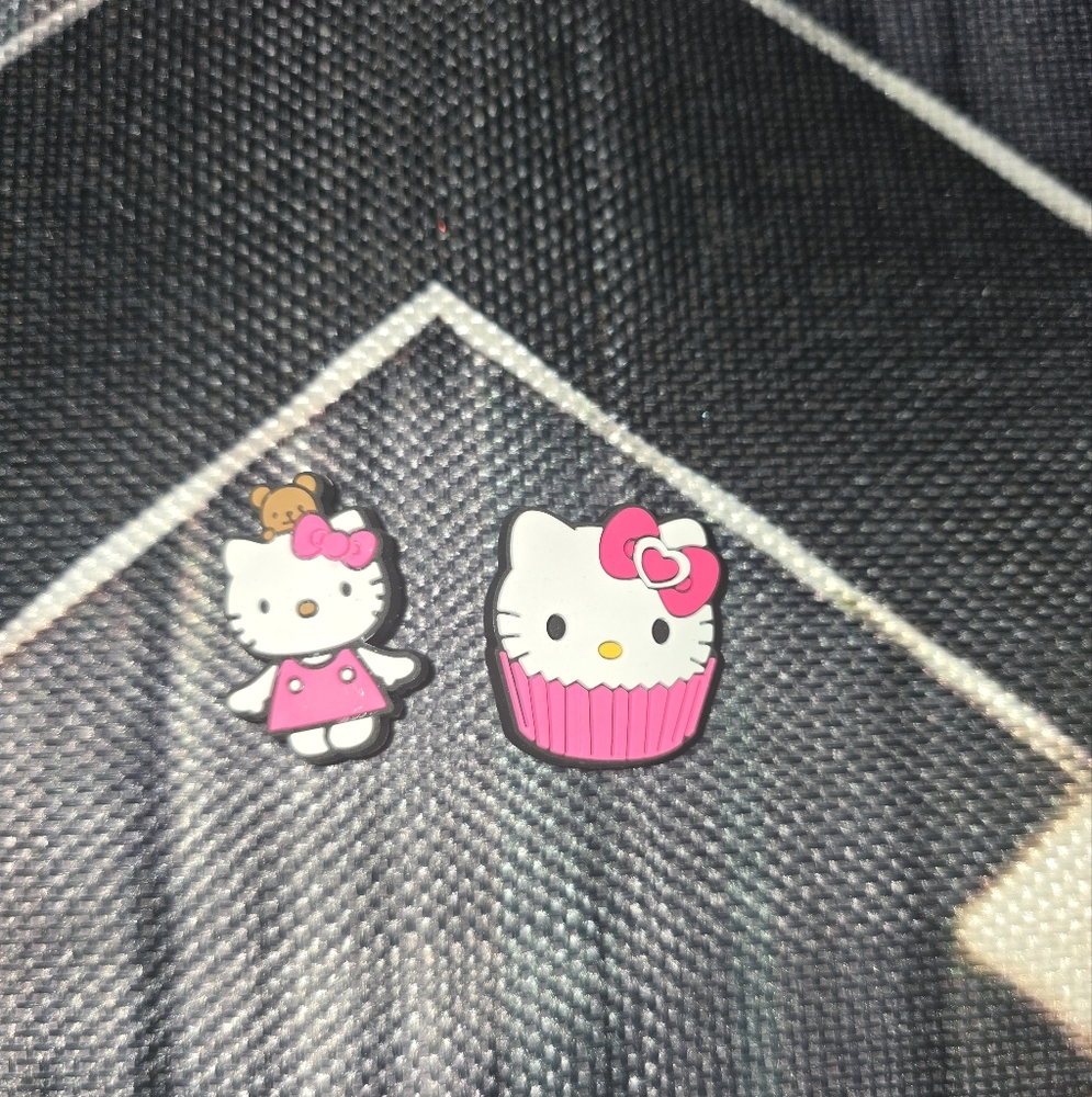 Hello Kitty Pink Croc Charms